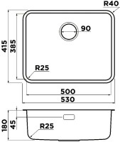 Мойка кухонная Omoikiri Omi 53-U/I Ultra-LG светлое золото
