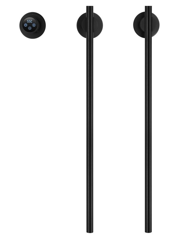 Полотенцесушитель электрический Wonzon & Woghand WW-A362-MB С ВНУТРЕННЕЙ ЧАСТЬЮ, черный матовый