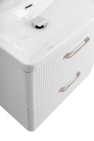 Мебель для ванной комнаты BelBagno Due 60 белый металлик