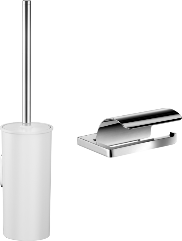 Набор Ершик Keuco Collection Moll 12764 белый + Держатель 12760 хром