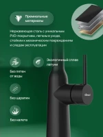 Смеситель для кухни Domaci Ливорно D90111BK черный Смеситель для кухни Domaci Ливорно D90111BK черный