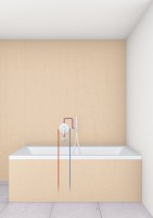 Излив Grohe Eurosmart Cosmopolitan 13261000, для ванны