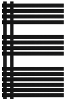 Полотенцесушитель электрический Secado Коредо 100х7х50 105x50 см, подключение слева, черный матовый, лесенка