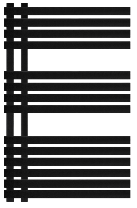 Полотенцесушитель электрический Secado Коредо 100х7х50 105x50 см, подключение слева, черный матовый, лесенка