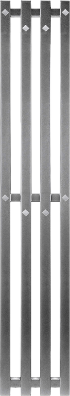 Полотенцесушитель электрический Secado Сандриго 4К 1300/210 130x25 см, подключение справа, графит, I-образный