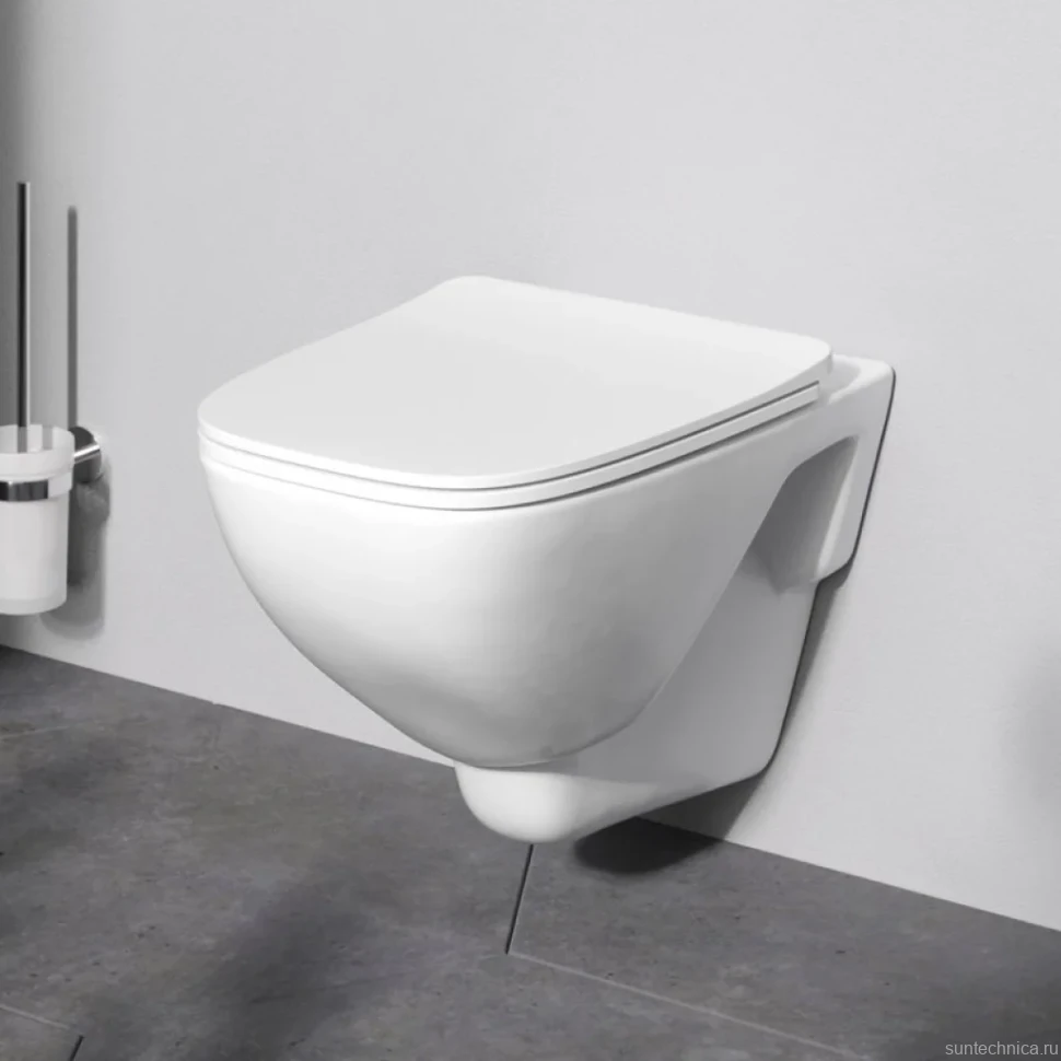 Унитаз подвесной AM.PM X-Joy C851701SC безободковый, с миролифтом