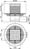 Душевой трап AlcaPlast APV 1321