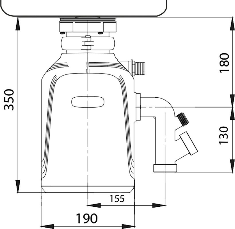 Измельчитель отходов Bort Alligator Plus + жидкое мыло