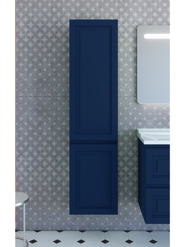 Шкаф-пенал для ванной Caprigo Wales Смальти 40 L океания