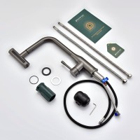 Смеситель для кухни с мультифункциональным изливом Splenka S206.49.09, графит Смеситель для кухни с мультифункциональным изливом Splenka S206.49.09, графит