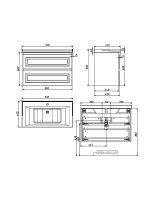 Тумба с раковиной Caprigo Wales 90 матовая белая Тумба с раковиной Caprigo Wales 90 матовая белая