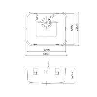 Мойка кухонная IDDIS Mate MAT53GMi77 графит Мойка кухонная IDDIS Mate MAT53GMi77 графит