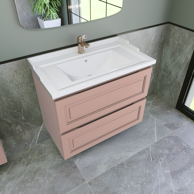 Мебель для ванной комнаты Caprigo Wales 80 пудра