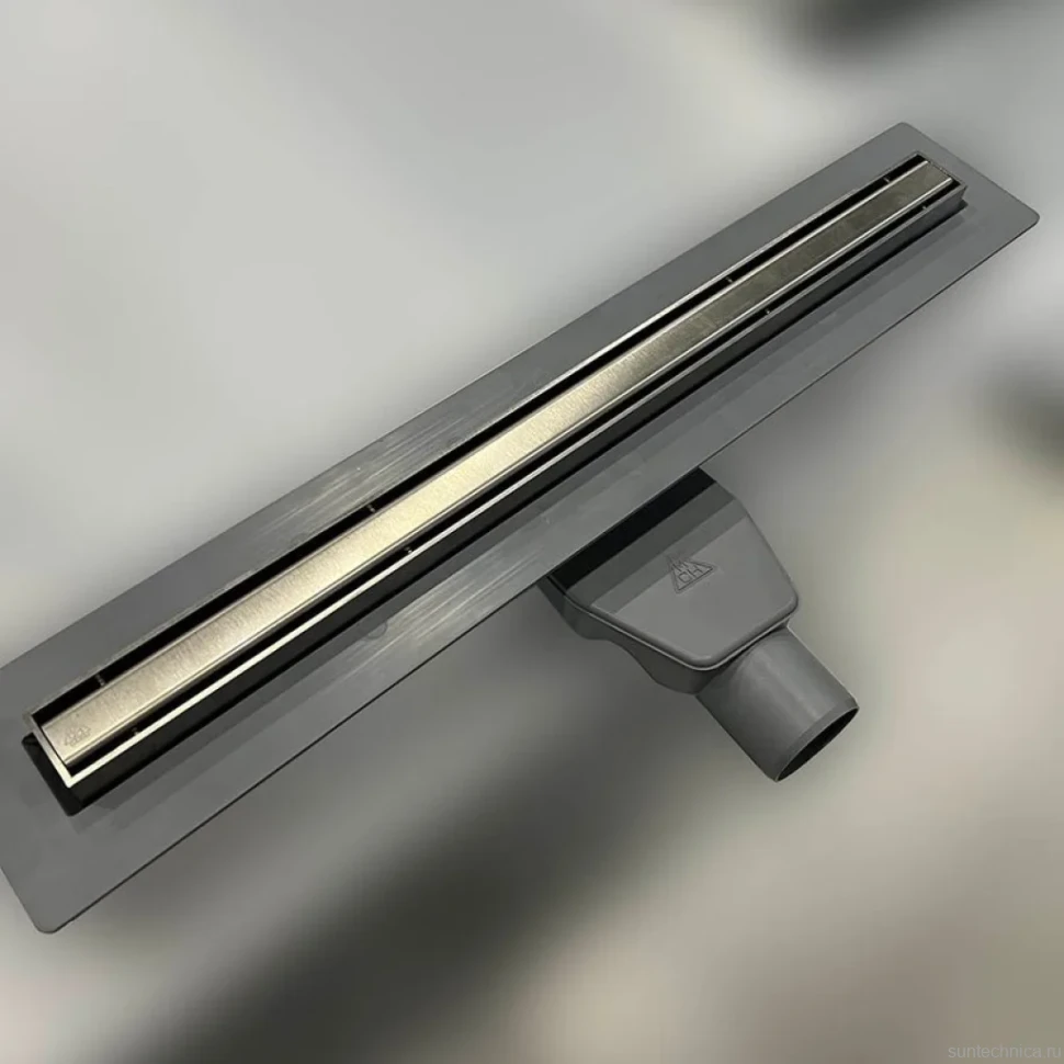 Душевой трап (лоток) Veconi Slim Line 700 хром матовый