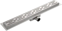 Душевой трап (лоток) Haiba HB91500 50 см, с решеткой и опорами, сатин