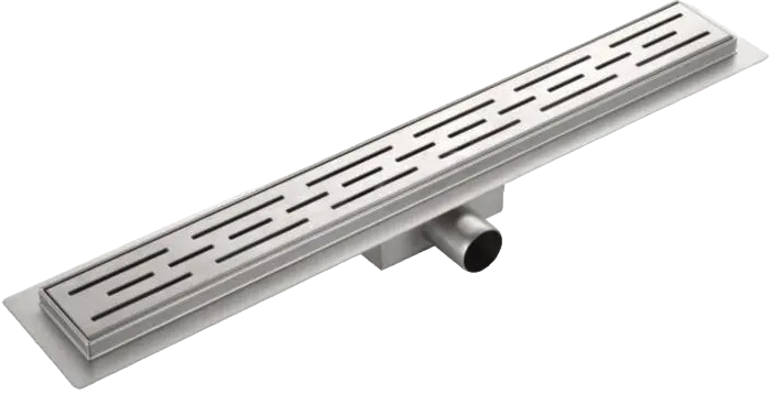 Душевой трап (лоток) Haiba HB91500 50 см, с решеткой и опорами, сатин