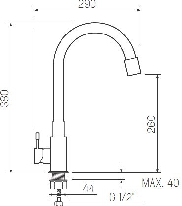 Комплект Мойка GranFest Smart SM 435 белый + Смеситель РМС Sus124w SUS124W-016F белый, сталь