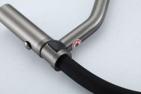 Смеситель для кухни Gappo G4098-19 с гибким изливом, оружейная сталь