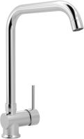 Комплект Мойка Paulmark Gera 60 PM205546-WH белый + Смеситель MEGA Didim MG-CM107 хром