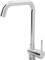 Комплект Мойка Paulmark Gera 60 PM205546-WH белый + Смеситель MEGA Didim MG-CM107 хром