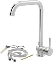 Комплект Мойка Paulmark Gera 60 PM205546-WH белый + Смеситель MEGA Didim MG-CM107 хром