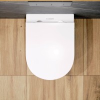 Унитаз подвесной EvaGold K401T безободковый, с микролифтом