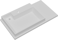 Мебель для ванной комнаты СаНта Марс 29 L под стиральную машину, напольная, 1 дверца, янтарная