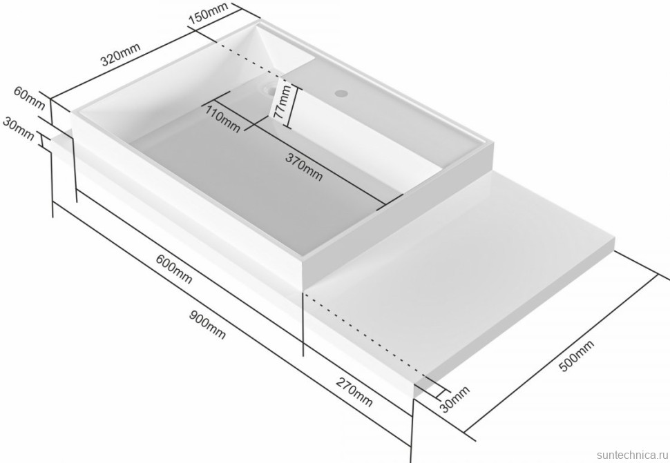 Мебель для ванной комнаты СаНта Марс 29 L под стиральную машину, напольная, 1 дверца, янтарная