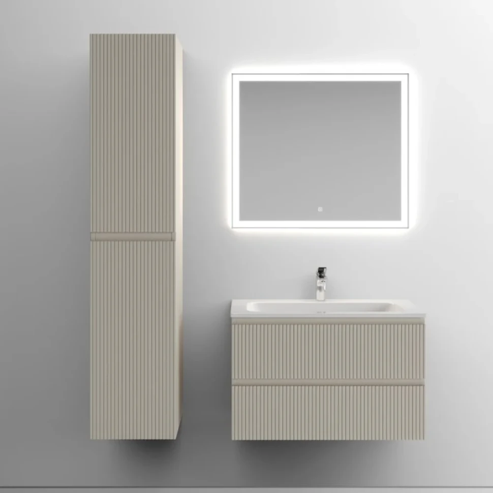 Мебель для ванной комнаты Sancos Snob T 80 см, beige soft