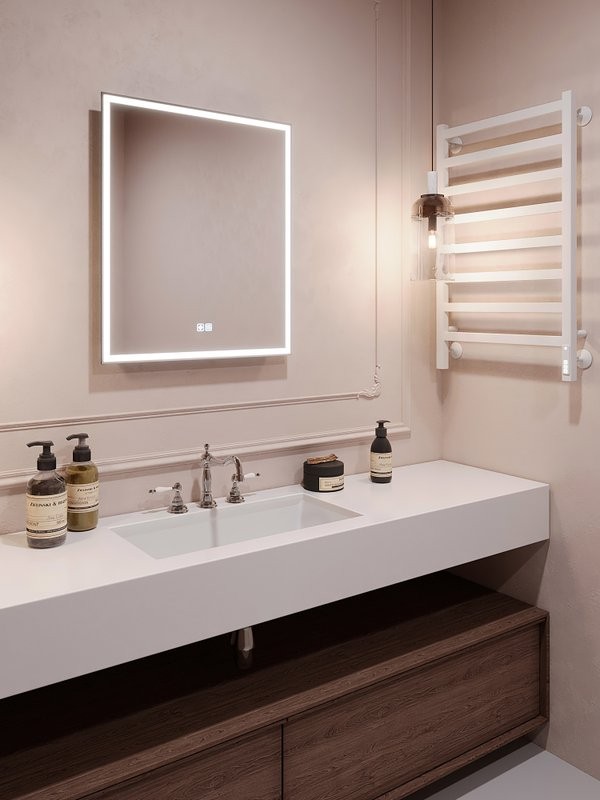 Зеркало Terminus Ното 70х60 с подсветкой, с антизапотевателем