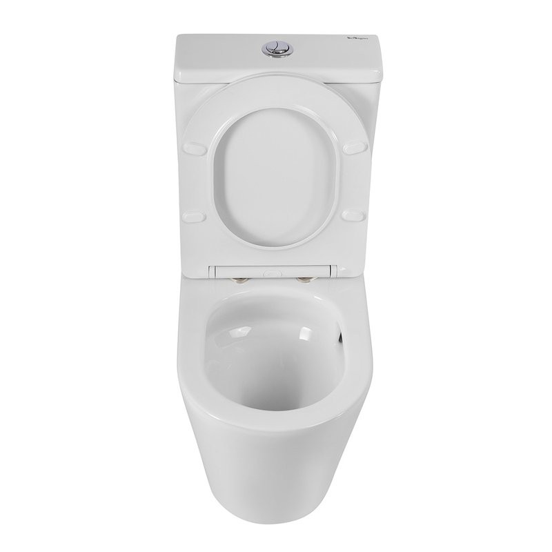 Унитаз-компакт напольный BelBagno Flay-Tor BB2149CP-TOR/SC безободковый, крышка с микролифтом, бачок BB2149T