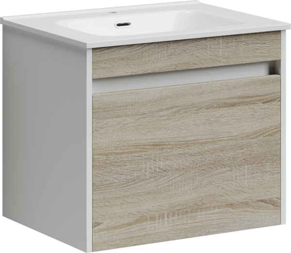 Тумба под раковину Sancos Smart 59 см дуб бардолино