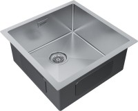 Комплект Мойка Paulmark Gerberg PM254444-BS брашированная нержавеющая сталь + Смеситель Siegen Si213111-NI с гибким изливом + Измельчитель Bone Crusher BC 610-AS