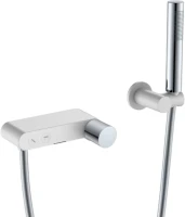 Смеситель для ванны с душем Boheme Stick 123-WCR.2 white touch chrome Смеситель для ванны с душем Boheme Stick 123-WCR.2 white touch chrome