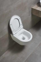 Комплект Унитаз подвесной beWash Bogen 88303201 с сиденьем микролифт белый + Инсталляция Jacob Delafon + Кнопка E4316-CP хром глянцевый