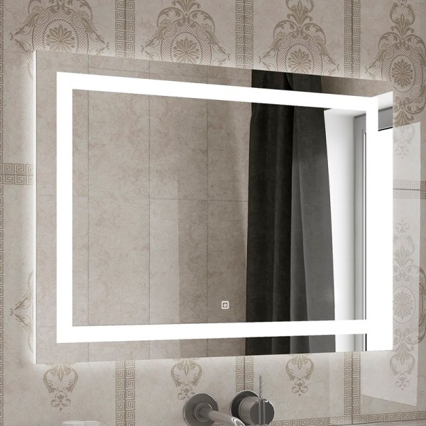 Зеркало CONTINENT Rimini 90х80 с подсветкой