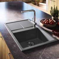 Комплект Мойка Omoikiri Sumi 79 платина + Измельчитель Nagare slim 1250-AZ azur blue