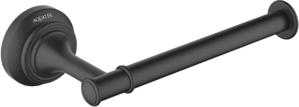 Держатель туалетной бумаги AQUATEK Классик AQ4508MB матовый черный