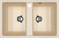 Мойка кухонная Ulgran U-608 -328 бежевая