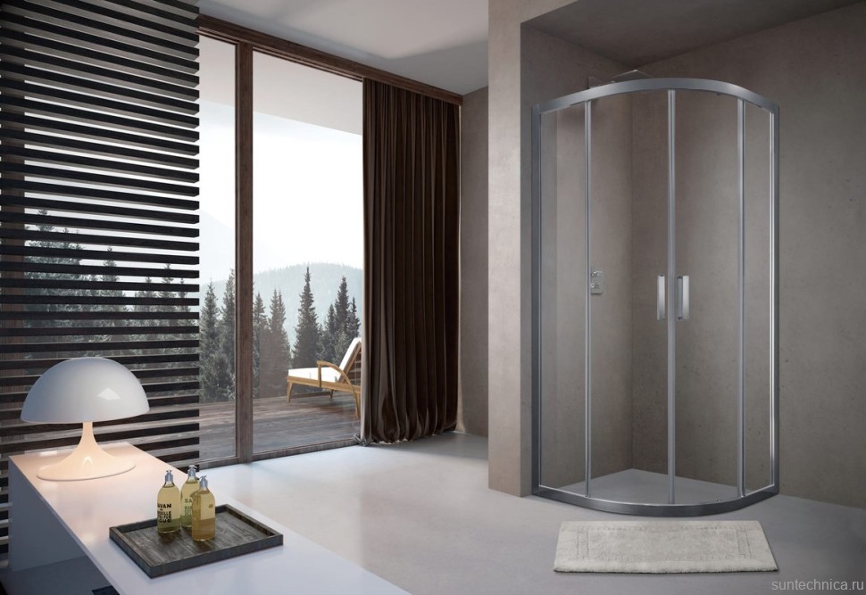 Душевой уголок Terminus Соренто 06 6ES100х100C 100х100, хром