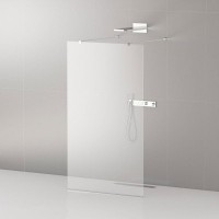 Душевая перегородка Cezares Liberta -L-2-120-120-C-Cr профиль хром, стекло прозрачное