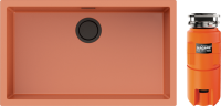 Комплект Мойка Omoikiri Yamakawa 75-U/I-CN canyon + Измельчитель Nagare slim 900