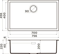 Комплект Мойка Omoikiri Yamakawa 75-U/I-CN canyon + Измельчитель Nagare slim 900