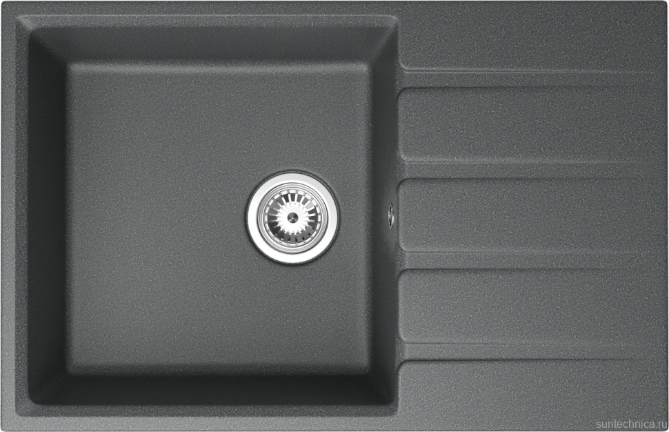 Мойка кухонная Domaci Парма 76-225 антрацит