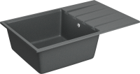 Мойка кухонная Domaci Парма 76-225 антрацит Мойка кухонная Domaci Парма 76-225 антрацит