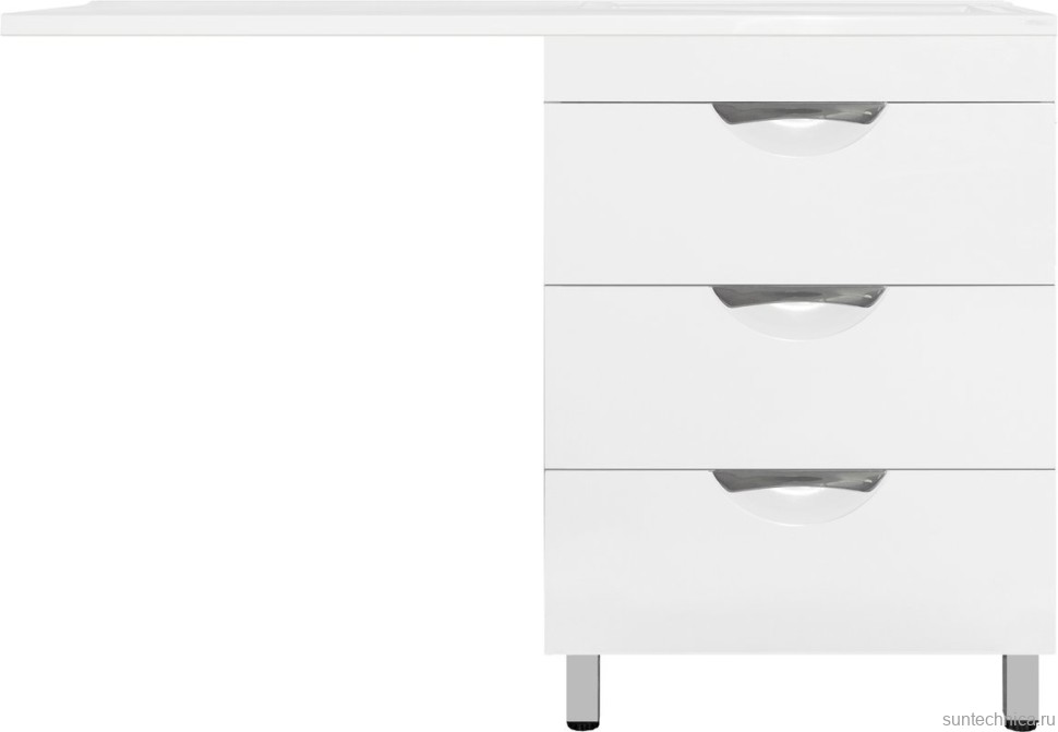 Мебель для ванной комнаты Style Line Жасмин 60 Люкс Plus белая, для стиральной машины R