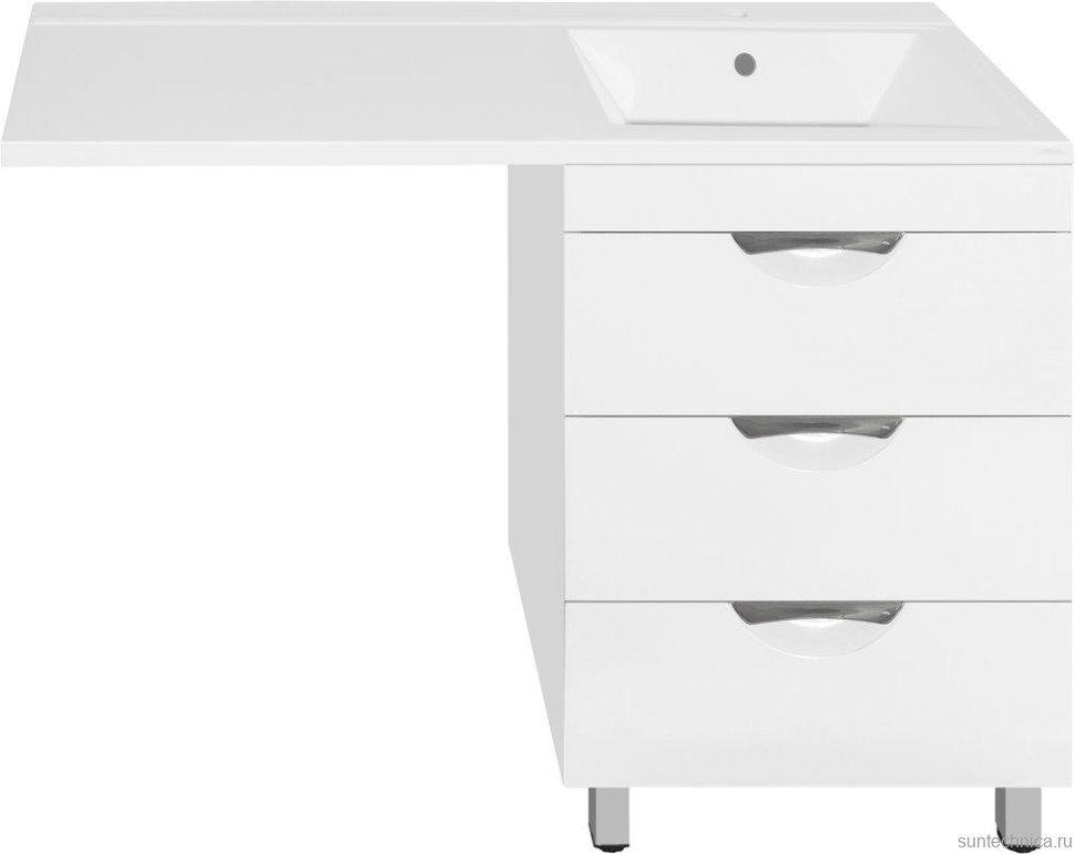 Мебель для ванной комнаты Style Line Жасмин 60 Люкс Plus белая, для стиральной машины R