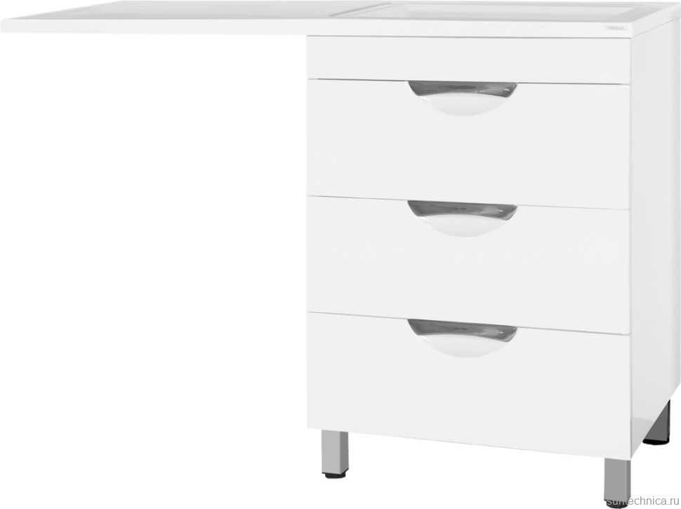 Мебель для ванной комнаты Style Line Жасмин 60 Люкс Plus белая, для стиральной машины R
