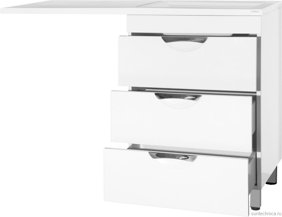 Мебель для ванной комнаты Style Line Жасмин 60 Люкс Plus белая, для стиральной машины R