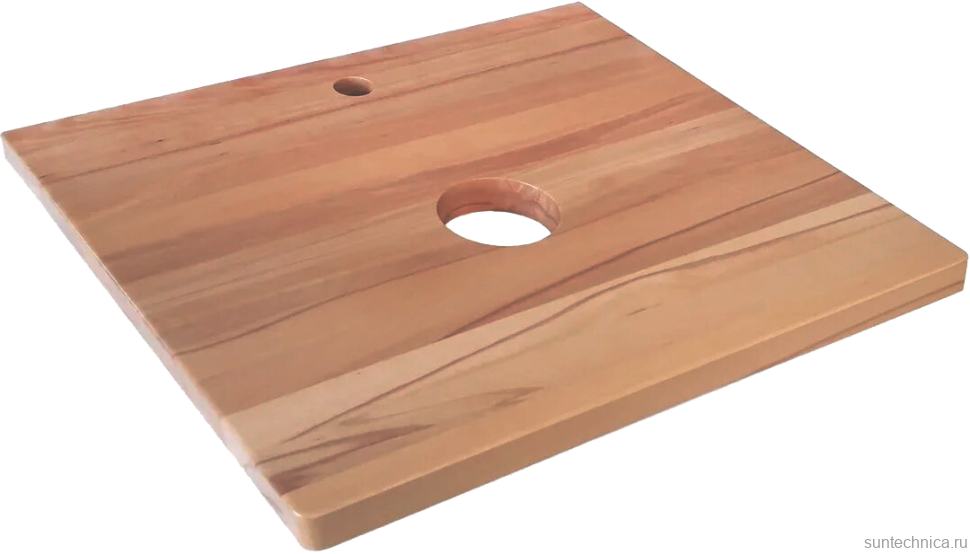 Мебель для ванной комнаты Jorno Wood 60, белая, светлая столешница